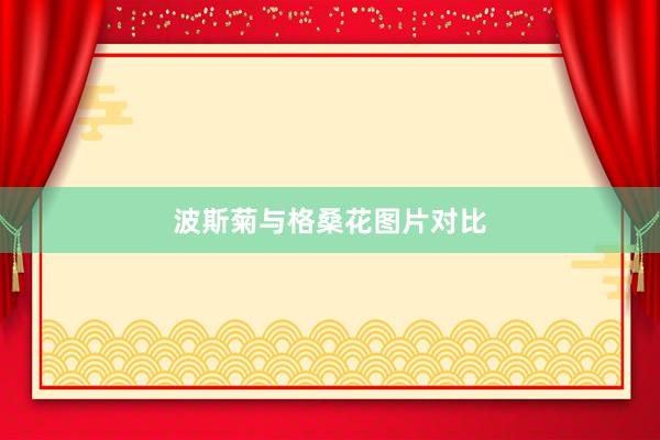 波斯菊与格桑花图片对比